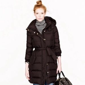 J Crew Factory Long Puffer Coat